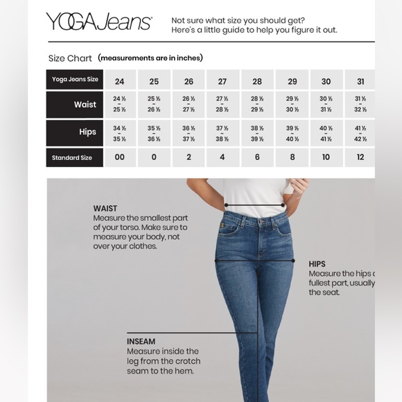 Second Yoga Jeans Chloe Straight Leg Classic-Rise in Size 25 - Picture 11 of 15